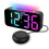 SiGN RGB Digital Alarm Clock with Vibrator - Black 1