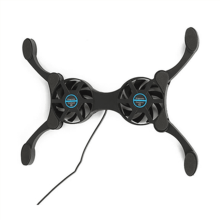 Laptop cooling pad foldable with dual fans USB powered for