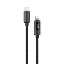 NEXTBATT USB-C to Lightning Cable 30W, 3A, 1m - Black