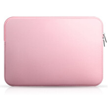 Husă roz din neopren pentru laptop MacBook de 13 inch