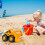 Friction-Powered Excavator Toy for Kids 3+, ABS, STEM 2
