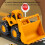 Beach Plastic Sand Holder Dump Truck Yellow 5