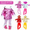 Pyjamaset voor een pop van 45 cm 7