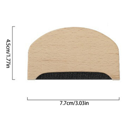 2Pcs Handheld Beechwood Defuzzing Tool Lint Remover For Wool 2
