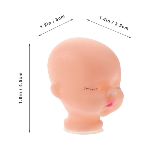 Cabeças de boneca em vinil sem marca (10 unidades) 1
