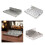 Nonslip Rectangular Drip Tray Nonrust Steel Suitable-10 Inches 3