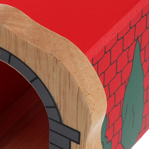 Wooden Train Tunnel Model Track Accessory for Kids 2
