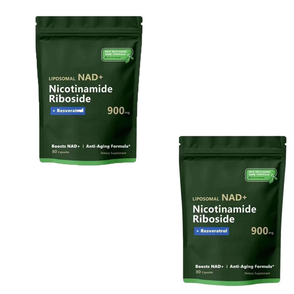 (2 bags (160 capsules)) NAD+Supplement fÃ¼r Anti-Aging, Energy Focus Nicotinamide Riboside Resveratrol DE