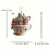 Coffee Cup Christmas Tree Ornament Snow House Design 4
