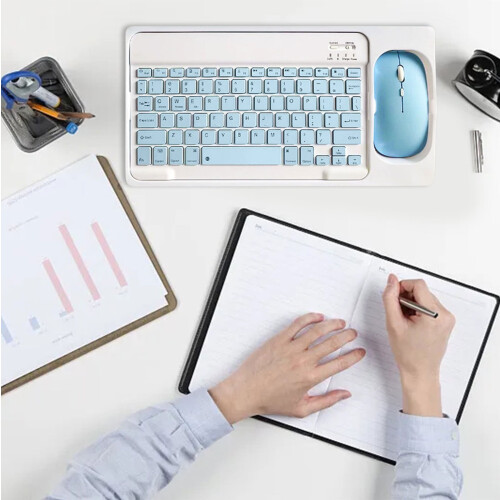 Sada Bluetooth klávesnice a myši pro telefony a tablety 2
