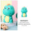 Dino spaarpot, onbreekbaar, kindermuntpot 2