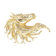 Anstecknadel von Equine Styles, handgefertigter-Goldfarben