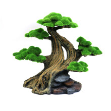 Arbre à mousse artificiel, décorations pour aquariums, plante-L