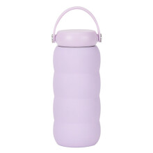 BPA-freie 600-ml-Edelstahl-Isolierwasserflasche für-hellviolett1