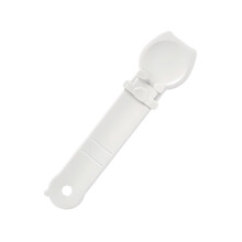 Cats Treat Dispenser Snacks Spoon Silicones Cats Food-White