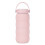 600 ml Edelstahl-Thermalwasserflasche mit-hellrosa 1