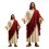 Christ Statue With Leather Sandals And Flowing-small size 2