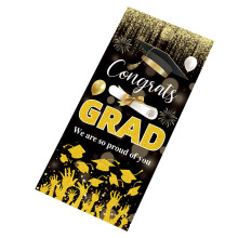 Polyester Flag Graduation Backdrop Decorations For Graduation-6