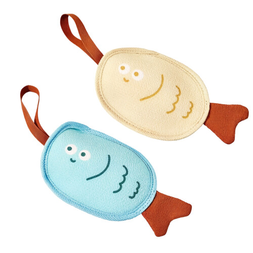 Bade-Luffa-Schwamm, schäumendes Peeling, hautglättendes