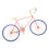 Figurines de vélo, Sculpture décorative, décorations-pneu bleu 1