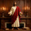 Christ Statue With Leather Sandals And Flowing-small size 5