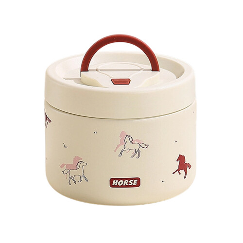 High Quality 316 Nonrust Steel Food Container With Secure-Red