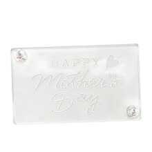 Mothers Day Tiramisu Acrylic Stencil Template For Cake-type B