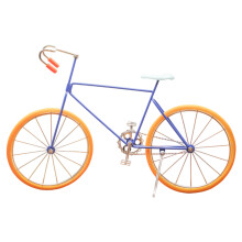 Bicycles Decors Bike Figurine Bike Art Decoration-yellow tire