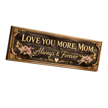 Mother Day Welcome Door Decors Rustics Wall Plaque-12x30cm