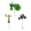 Garden Tractor Wind Spinner Green Tractor-tractor green windmi 2