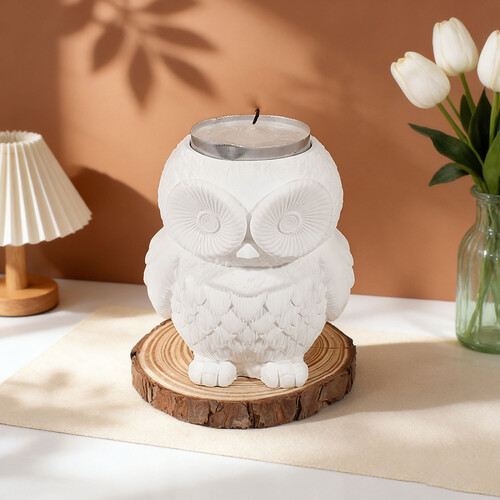Artistic Owl Silicone Mould For Candle Plasters Casting And 1