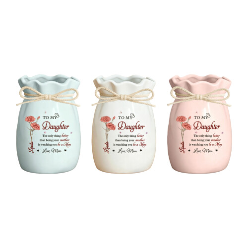 Personalize Flower Vases Decorative Vases Vases for-White 1