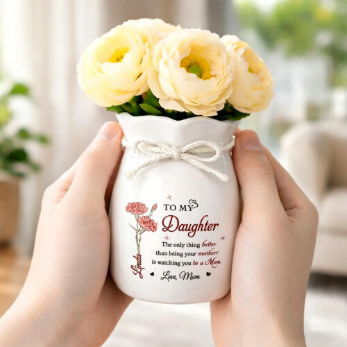Personalize Flower Vases Decorative Vases Vases for-White 2