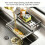 Suction Cup Kitchen Sink Caddys Organizer Rack with Drying Tray 6