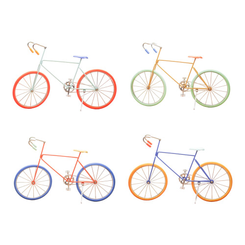 Décorations de vélos, Figurine de vélo, décoration-pneu orange 1