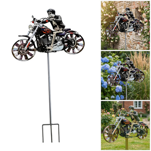 Garden Wind Spinner Tractor Windmill Stake With-yellow windmill 2