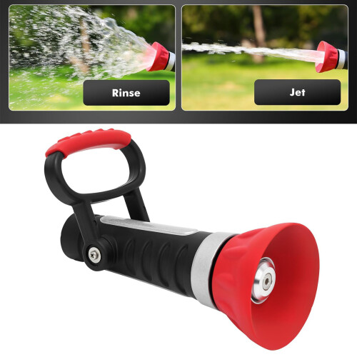 Metal Core Garden Hose Nozzle With 3 Spray Pattern And Ergonomic 1
