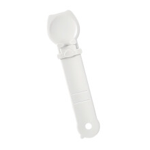 Chew Resistant Cats Treat Dispenser With 2 Feeding Port-White