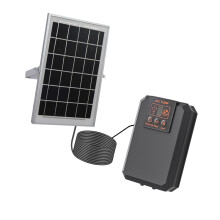 Effectieve, door de zon aangedreven luchtunit met 2600 mAh