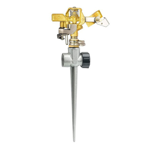 Rustproof Adjustable Brass Nozzle Lawn Sprinkler For Efficient