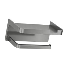 Ruimtebesparende toiletpapierdispenser en smartphoneplank-Grijs