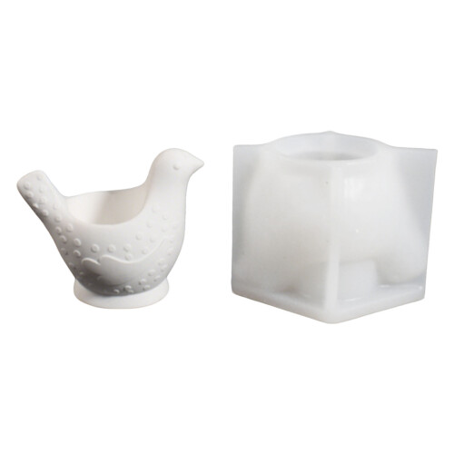 Creative 3D Bird Shape Candle Mould Soft Silicone For Candle And