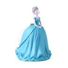 Unieke kledingvorm tissue box cover met grote capaciteit-Blauw