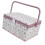 Multiple Compartment Sewing Holder Constructed-Pu.rple Sewing 1