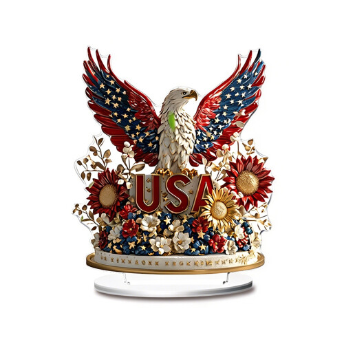 250Th Anniversary US Commemorative Desktop Ornament 2D Flat-C
