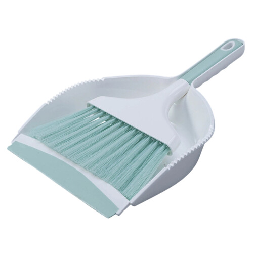 Effective Sweeper And Dustpan Set For Desk Tabletop Small-Green