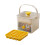 Easy To Use Handheld Press Out Ice Cubes Tray With-Yellow 1 1