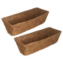 2 Stuks Natuurlijke Kokosnoten Fiber Liner Ademende-30 inch