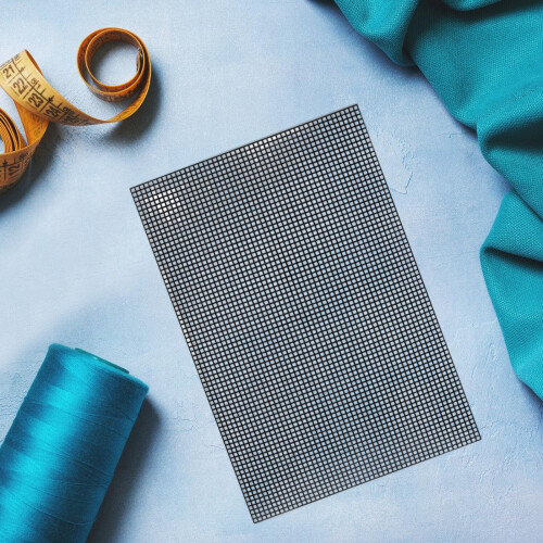 30 Stück Kunststoff-Stickleinwand, 30 x 20 cm, gerastertes 1