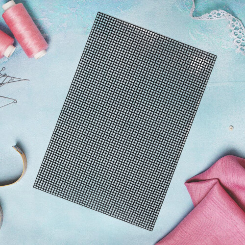 30 Stück Kunststoff-Stickleinwand, 30 x 20 cm, gerastertes 2